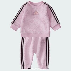 NWT Baby Adidas Cozy Sherpa Pant Set